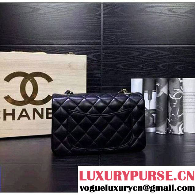 Chanel Small Lambskin Classic Flap Bag Black (1A022-092103 )