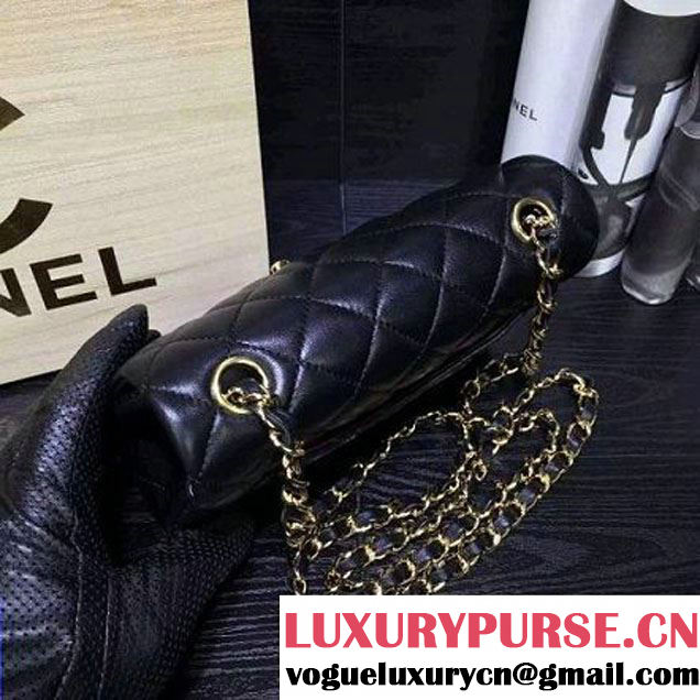 Chanel Small Lambskin Classic Flap Bag Black (1A022-092103 )