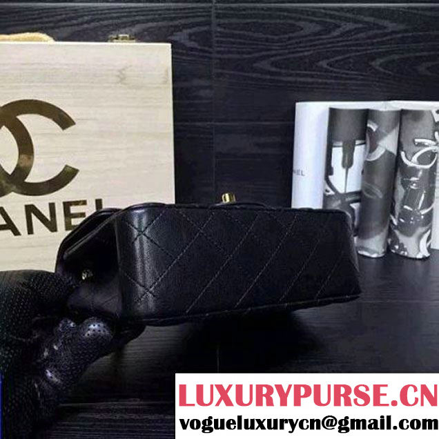 Chanel Small Lambskin Classic Flap Bag Black (1A022-092103 )