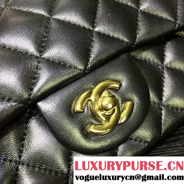 Chanel Small Lambskin Classic Flap Bag Black (1A022-092103 )
