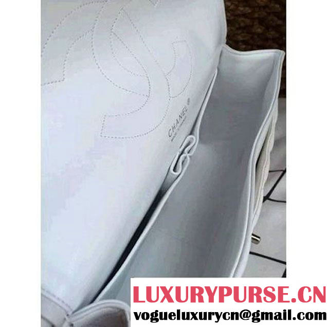 Chanel Jumbo Lambskin Classic Double Flap Bag White(SHW) (1a086-092105 )