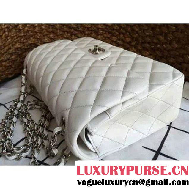 Chanel Jumbo Lambskin Classic Double Flap Bag White(SHW) (1a086-092105 )