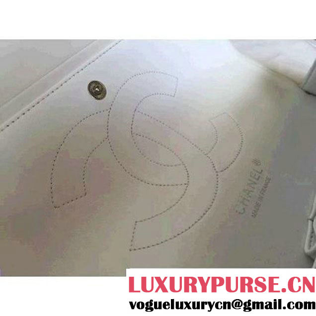 Chanel Jumbo Lambskin Classic Double Flap Bag White(SHW) (1a086-092105 )