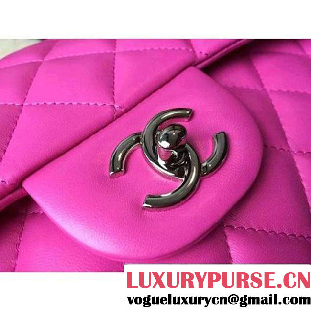 Chanel Jumbo Lambskin Classic Double Flap Bag Rosy(SHW) (1a086-092109 )