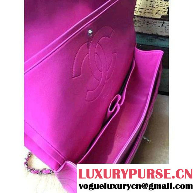 Chanel Jumbo Lambskin Classic Double Flap Bag Rosy(SHW) (1a086-092109 )