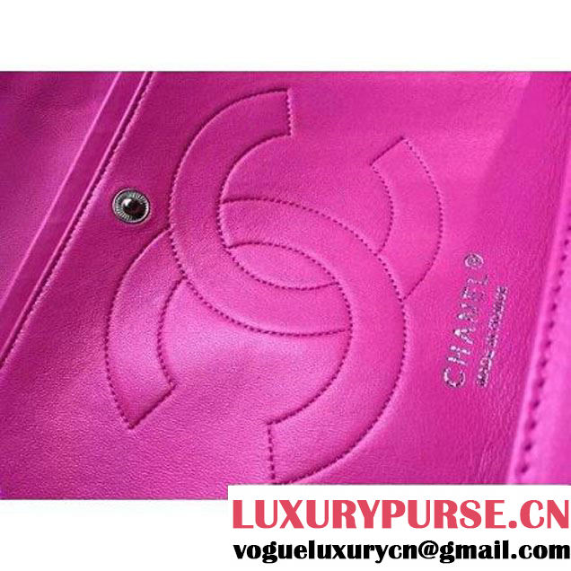 Chanel Jumbo Lambskin Classic Double Flap Bag Rosy(SHW) (1a086-092109 )