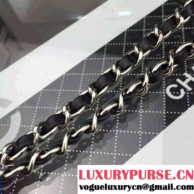 Chanel Small Black Quilted Lambskin Flap Bag Fall-Winter 2015/16 (2A058-102609 )