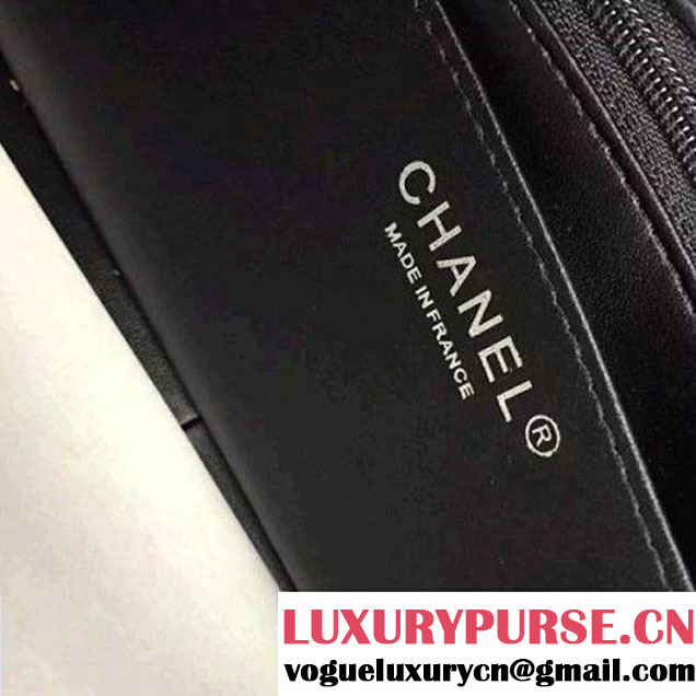 Chanel Small Black Quilted Lambskin Flap Bag Fall-Winter 2015/16 (2A058-102609 )