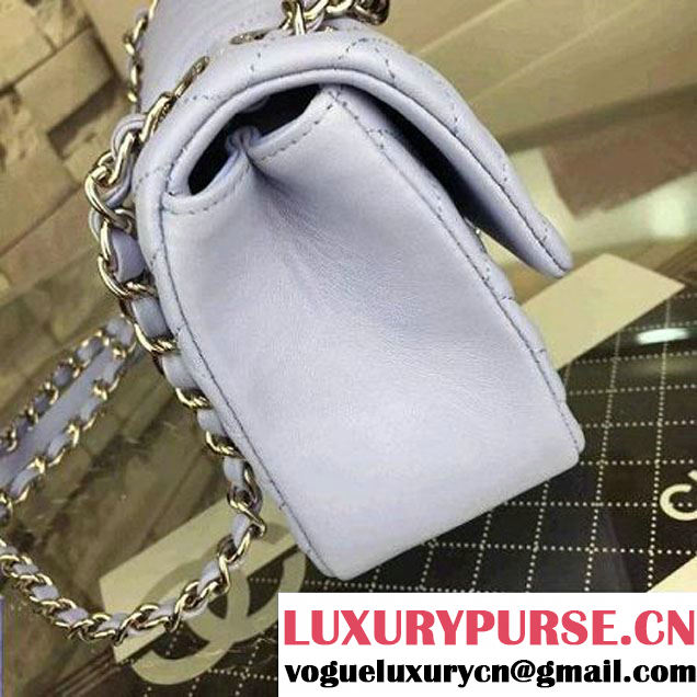 Chanel Small Ciel Quilted Lambskin Flap Bag Fall-Winter 2015/16 (2A058-102610 )