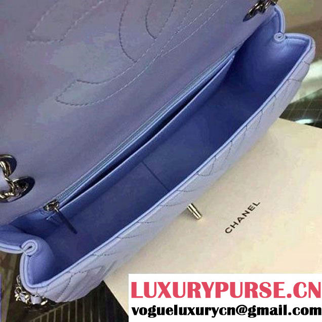 Chanel Large Ciel Quilted Lambskin Flap Bag Fall-Winter 2015/16 (2A058-102612 )