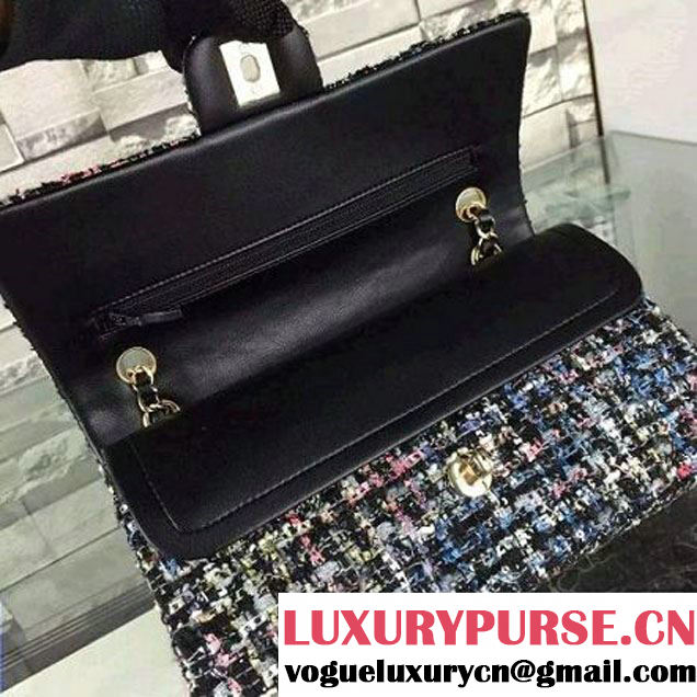 Chanel Medium Tweed Classic Flap Bag Multicolor (1) 2016 (2A058-121101 )