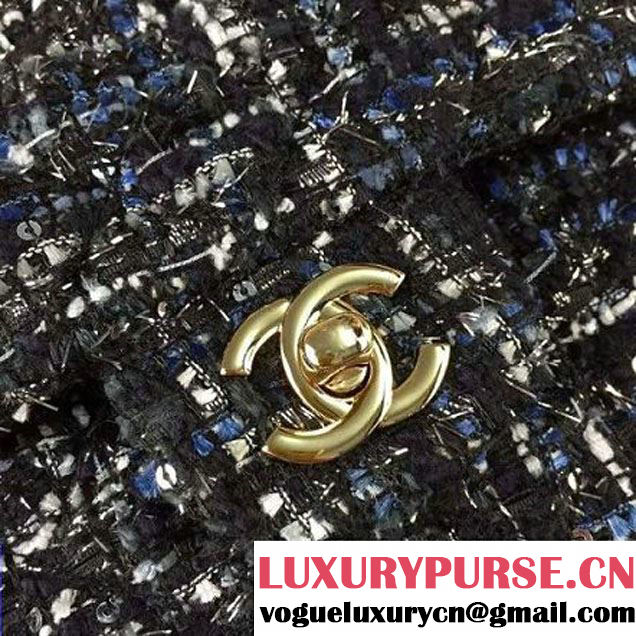 Chanel Medium Tweed Classic Flap Bag 2 2016 (2A058-121102 )