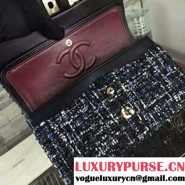 Chanel Medium Tweed Classic Flap Bag 2 2016 (2A058-121102 )