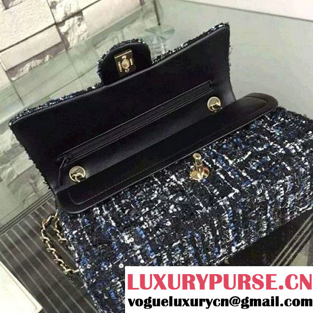 Chanel Medium Tweed Classic Flap Bag 2 2016 (2A058-121102 )