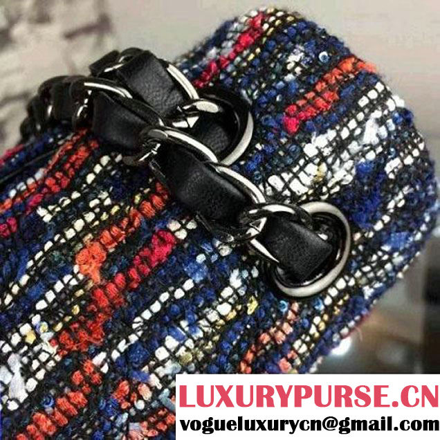 Chanel Medium Tweed Classic Flap Bag 3 2016 (2A058-121103 )