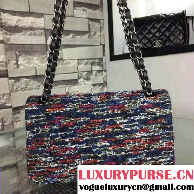 Chanel Medium Tweed Classic Flap Bag 3 2016 (2A058-121103 )