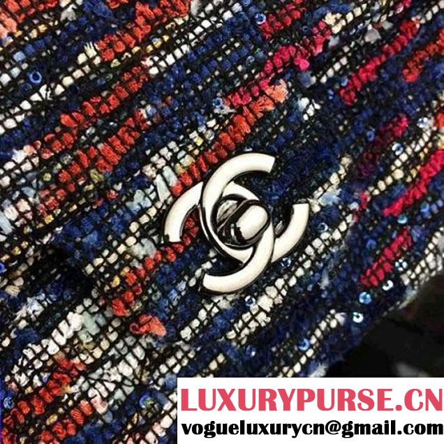 Chanel Medium Tweed Classic Flap Bag 3 2016 (2A058-121103 )