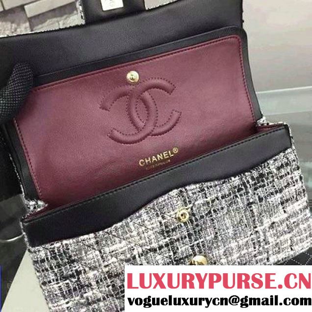 Chanel Medium Tweed Classic Flap Bag 4 2016 (2A058-121104 )