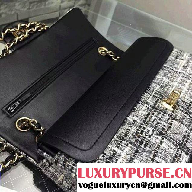 Chanel Medium Tweed Classic Flap Bag 4 2016 (2A058-121104 )
