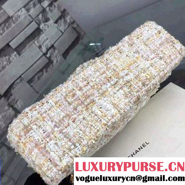 Chanel Medium Tweed Classic Flap Bag 8 2016 (2A058-121108 )