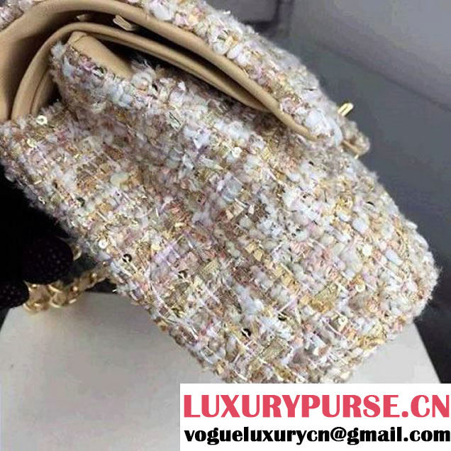 Chanel Medium Tweed Classic Flap Bag 8 2016 (2A058-121108 )