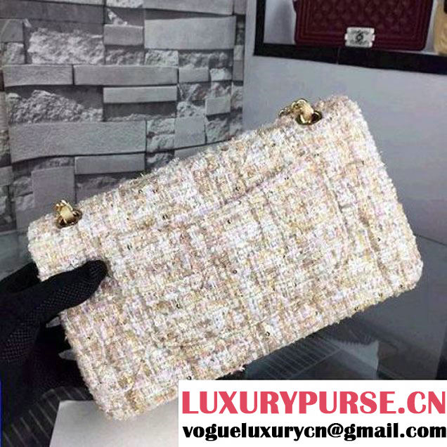 Chanel Medium Tweed Classic Flap Bag 8 2016 (2A058-121108 )