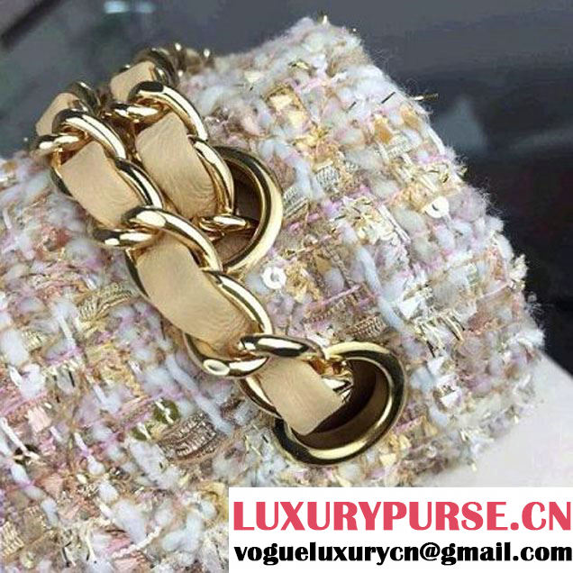 Chanel Medium Tweed Classic Flap Bag 8 2016 (2A058-121108 )