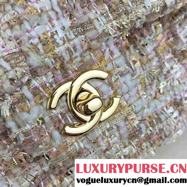Chanel Medium Tweed Classic Flap Bag 8 2016 (2A058-121108 )
