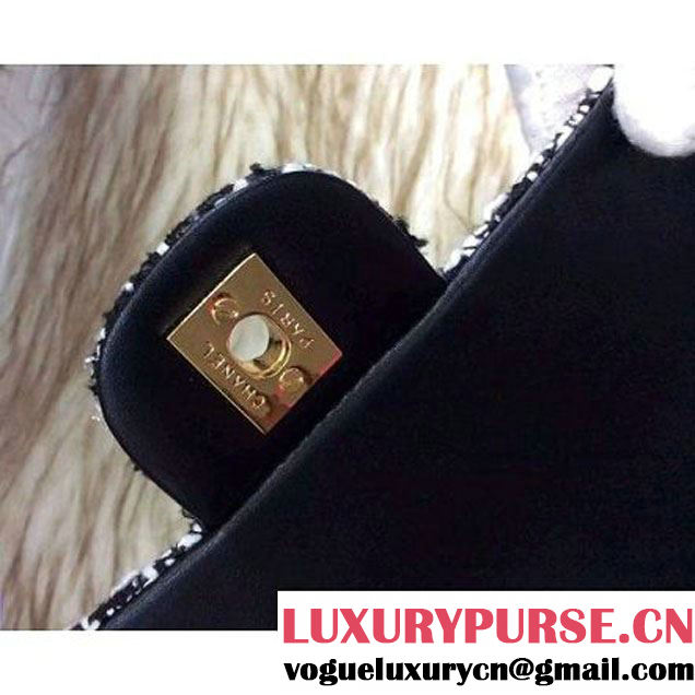 Chanel Medium Tweed Classic Flap Bag 9 2016 (2A058-121109 )