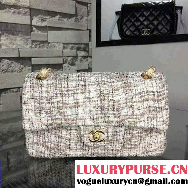 Chanel Medium Tweed Classic Flap Bag 11 2016 (2A058-121111 )