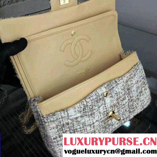 Chanel Medium Tweed Classic Flap Bag  11 2016 (2A058-121111 )