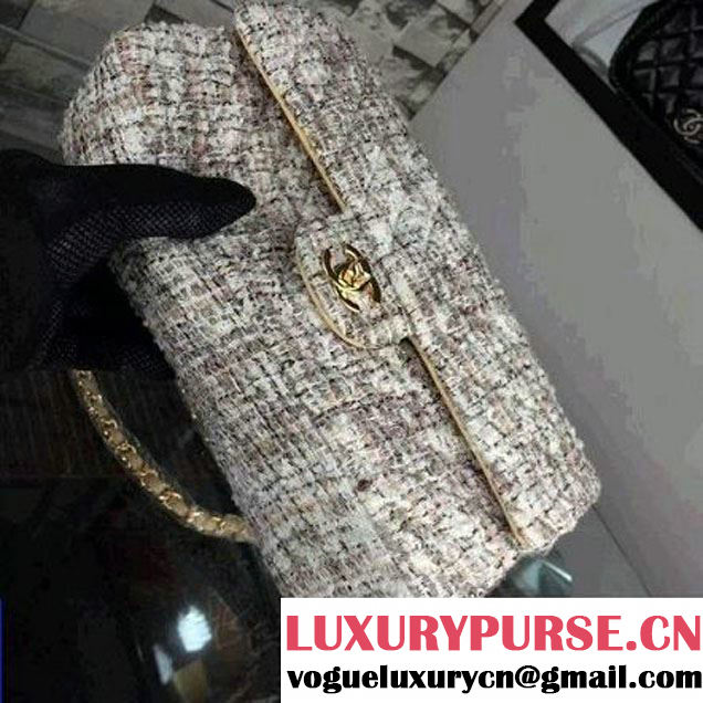 Chanel Medium Tweed Classic Flap Bag  11 2016 (2A058-121111 )