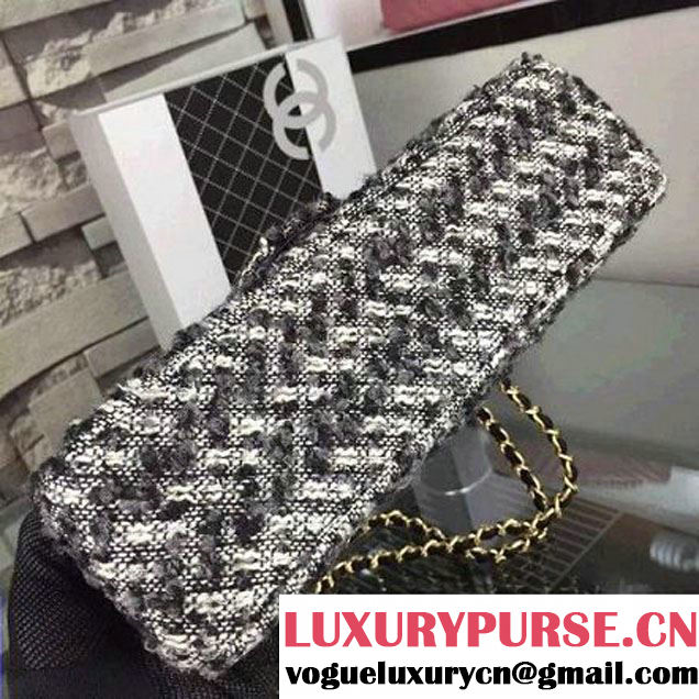 Chanel Medium Tweed Classic Flap Bag 12 2016 (2A058-121112 )