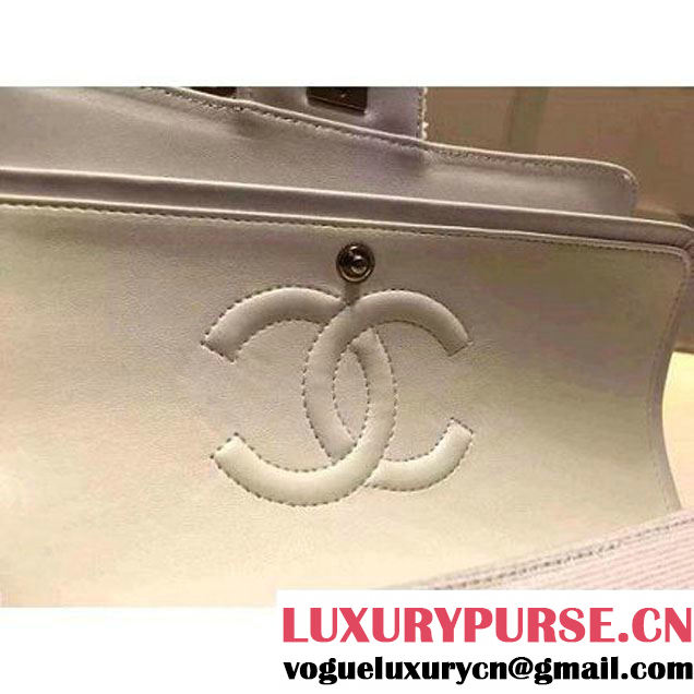 Chanel Canvas Classic Flap Bag Embellished With Embroidery Letters (FTH-121601 )