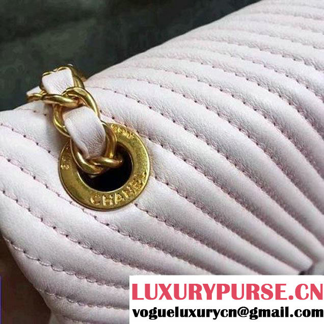 Chanel Lambskin Flap Bag Embellished With Chevron Quilting Rouge Cruise 2016 (1A145-7010402 )