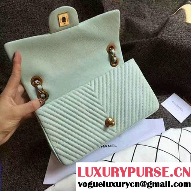Chanel Lambskin Flap Bag Embellished With Chevron Quilting Lilac  Cruise 2016 (1A145-7010401 )