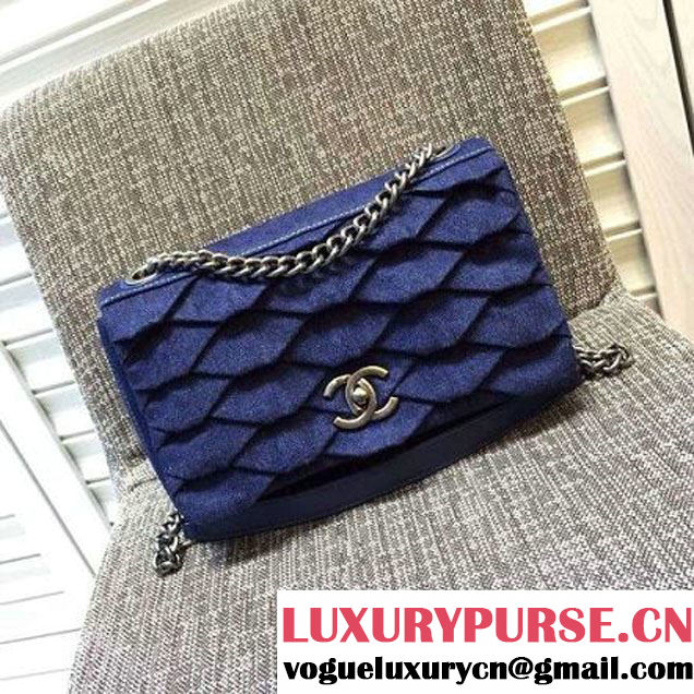 Chanel Medium Denim Classic Flap Bag 2016 France (FTH-6021601 )