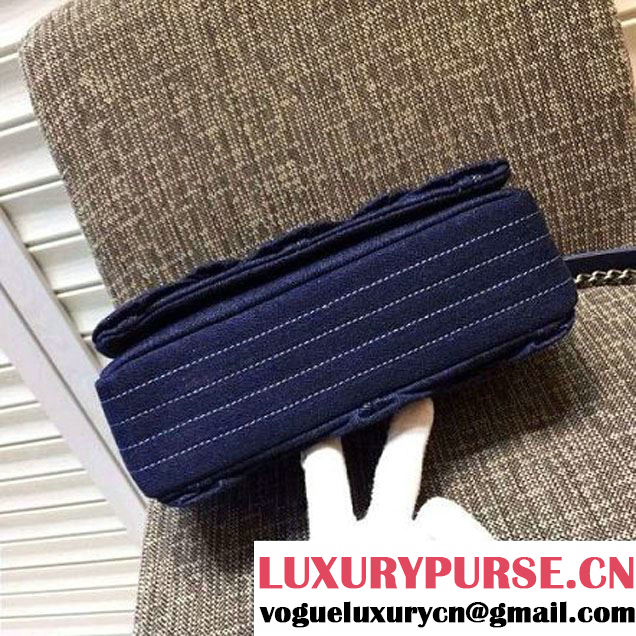 Chanel Medium Denim Classic Flap Bag 2016 France (FTH-6021601 )