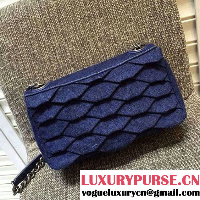 Chanel Medium Denim Classic Flap Bag 2016 France (FTH-6021601 )
