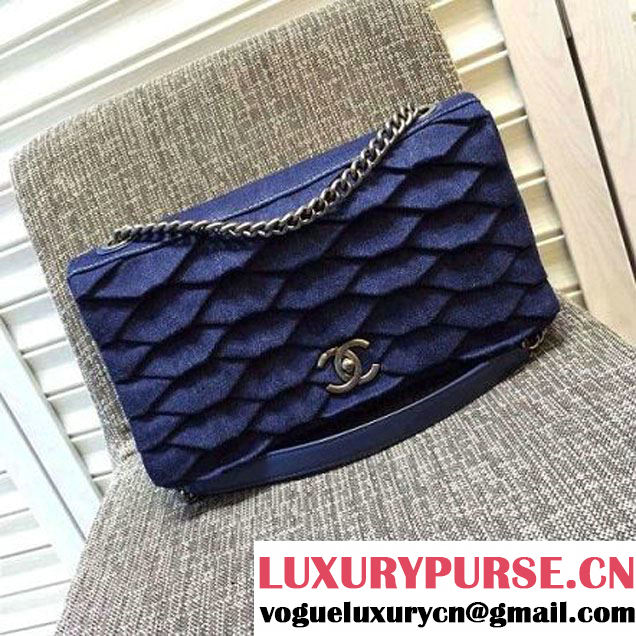 Chanel Large Denim Classic Flap Bag 2016 France (FTH-6021602 )