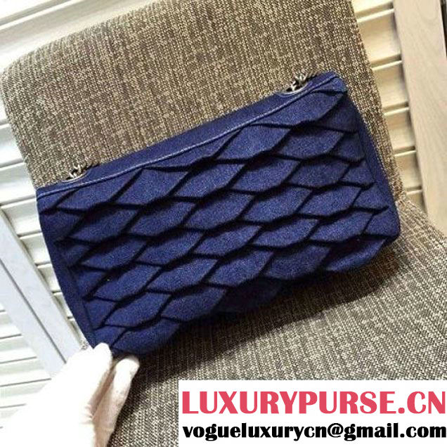 Chanel Large Denim Classic Flap Bag 2016 France (FTH-6021602 )