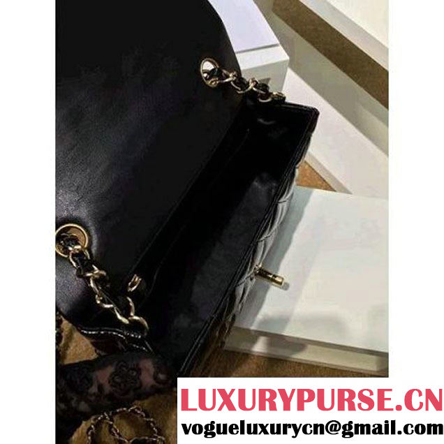 Chanel Black Patent Leather Small Classic Flap Bag(Gold Hardware) (MC-6022302 )