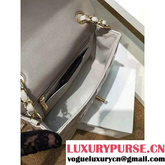 Chanel Grey Patent Leather Small Classic Flap Bag(Gold Hardware) (MC-6022313 )