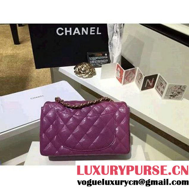 Chanel Pearl Rosy Patent Leather Small Classic Flap Bag(Gold Hardware) (MC-6022315 )
