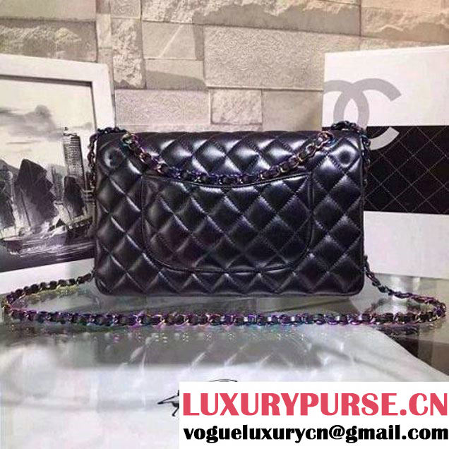 Chanel Medium Iridescent Calfskin Classic Double Flap Bag  Metallic (2A020-6022611 )