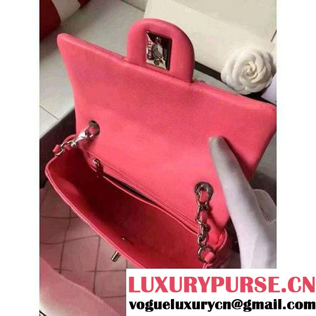Chanel Small Classic Flap Bag In Rosy Patent Calfskin (FTH-6042216 )