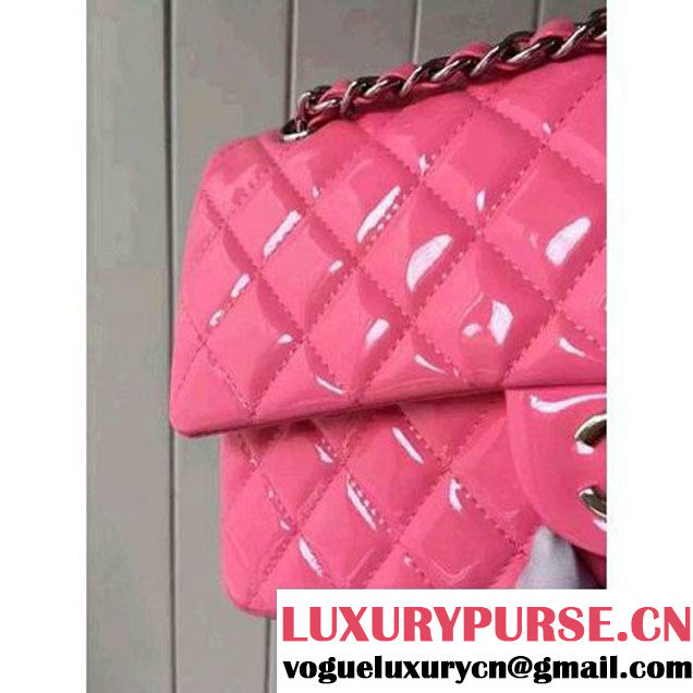 Chanel Medium Classic Flap Bag In Rosy Patent Calfskin (FTH-6042218 )