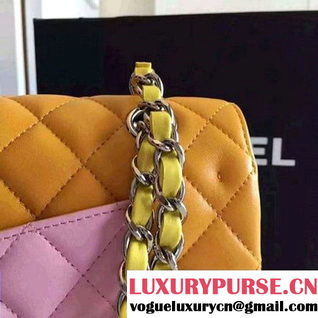 Chanel Medium Lambskin Muticolor Classic Flap Bag  (FTH-6052501 )