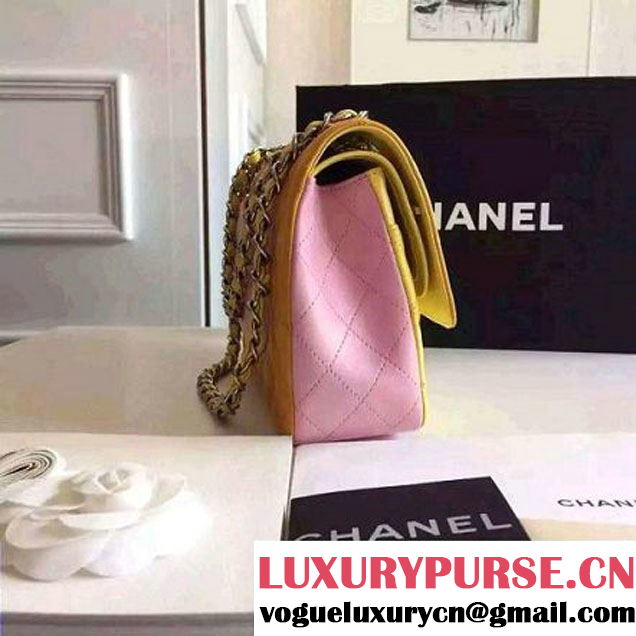 Chanel Medium Lambskin Muticolor Classic Flap Bag  (FTH-6052501 )