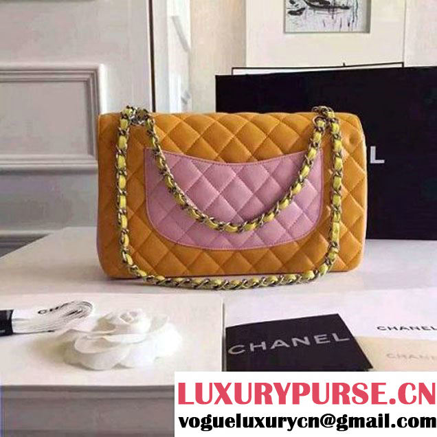 Chanel Medium Lambskin Muticolor Classic Flap Bag  (FTH-6052501 )
